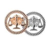 Mipcase 2piezas Broche de Vintage de Metal para Abogados de Broche de Escala de Justicia y Equidad para Jueces Obsequio Facultad de Derecho