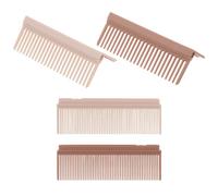 Mipcase 2piezas Férulas Para Peinar El Cabello Peine Alisador Resistente Al Accesorio De Hogar Peine Para Alisar El Cabello Funda