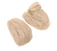 Mipcase 2piezas Material para Nidos de Colibrí y Canarios Mezcla Natural de Fibras de Cáñamo para Jaula Jardín y Troncos Relleno para Nidos de Pájaros como Pericos Jilgueros y Canarios