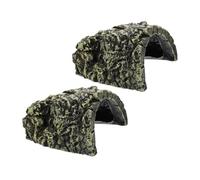 Mipcase 2piezas Plataforma para Tomar el Sol para Tortugas Acuarios Refugio para Tortugas Decoración de Acuarios para Ranas Hábitat para Animales Pequeños Plataforma Rocosa para Tomar el S