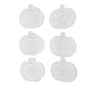 Mipcase 3 Juegos Molde Silicona Calabaza Halloween para Epoxy Portavelas Té Luz Diseño Hueco Versátil para Manualidades y Decoración Otoño