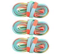 Mipcase 3 Pares Cordones para Zapatos Deportivos Cordón de Zapato Colorido Elásticos de Poliéster 120cm 140cm 160cm y Botas Uso Casual y Deportivo