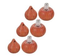 Mipcase 3 Piezas Aceite Esencial de Calabaza para Coche Botella Rellenable con Aplicador de Bola Aromaterapia Coche Frascos Pequeños para Perfumes