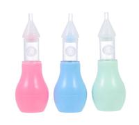 Mipcase 3 Piezas Aspirador Para Bebés Removedor Infantil De Silicona Limpiador Para Aspirar Mocos De Recién Nacidos Uso Seguro La Ducha