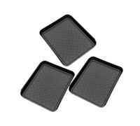 Mipcase 3 piezas Bandeja para Zapatos y Botas Resistente al Polvo Multiusos para Almacenamiento Interiores y Maletero Plástico Duradero