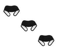 Mipcase 3 Piezas Compresa de Aceite de Ricino para Cuello Pack Reutilizable Suave para Relajación y Yoga Material Banda de Aceite de Ricino para Tiroides