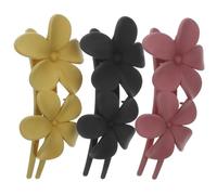 Mipcase 3 piezas Pinzas para Pelo de Flores Antideslizantes para Mujer Clips Elegantes para Peinados Seguros Citas Trabajo y
