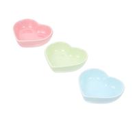 Mipcase 3 Piezas Tazón De Comida para Hámster Tazones De Cerámica para Comida De Hámster Alimento Tazón De Hámster Comedero para Perros Tazón De Agua De Hámster Erizo Chinchilla Colgante