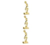 Mipcase 3 Piezas Trophy de Micrófono Dorado para de Decoración Musical para Premio para Concursos de Anfitriones Premium Vivid y para Salas de Clase y Decoración Infantil