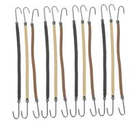 Mipcase 30 Piezas Gomas Elásticas para Cabello con Doble Gancho Accesorios Antideslizantes para Moños Trenzas y Coletas Sujetadores Suaves y Resistentes para Tipo de Cabello