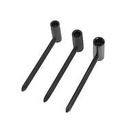 Mipcase 3piezas Llave de Guitarra Metálica Llaves Inglesas Prácticas para Varilla de Armadura de Guitarra Herramientas de Reparación para Varilla de Hierro de Mástil