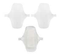 Mipcase 3piezas Paño Menstrual de Reutilizable para Mujer Compresas Menstruales Lavables con Capa Embarazo Menstruación