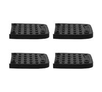 Mipcase 4 Almohadillas Antideslizantes de Goma Pack de 4 Piezas Base Resistente para Suelas Fácil Instalación para Zancos de Yesero con Tornillos Uso Versátil en Construcción