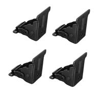 Mipcase 4 Piezas Bisagras Plegables Metálicas con Auto Bloqueo para Muebles Plegables Soporte de Patas para Mesa Cama y Armario de Negro Instalación Fácil y Resistente