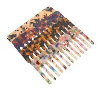 Mipcase 4 Piezas Cepillo de Pelo Antiestático Peine de Leopardo Peine de Dientes Anchos para Mujer Herramienta Desenredante Antiestática Portátil para Viajes y Uso Diario