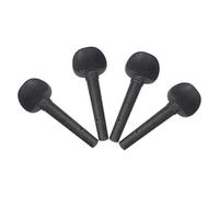 Mipcase 4 Piezas De Accesorios Para Violín Clavijas De Afinación Escariadores De Cabeza De Clavija Piezas De Violín Clavijas De Ébano Negras