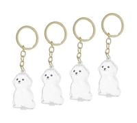 Mipcase 4 Piezas Estuche para Recuerdos de Mascotas Transparente para Almacenamiento Seguro de Pelo de Perro Compacto y para Diario y Colección con Frascos