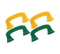 Mipcase 4 Piezas Teléfono Susurrador Educativo para Pequeños de Amarillo y Verde Juguete Didáctico para Entrenamiento Auditivo y Reconocimiento de Colores