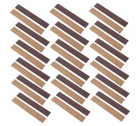 Mipcase 40 Piezas Mini Floor Board Miniature Dollhouse Flooring Strips DIY Wooden Decking Boards For Mini Models and Boat Accessories