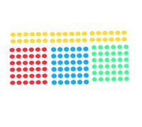 Mipcase 400 Piezas Fichas Plásticas de Recompensa para Monedas Educativas Resistentes y Redondas de Aprendizaje Escolar para Cálculo y Clasificación Azul Verde Rojo Amarillo Material