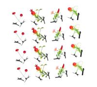 Mipcase 40piezas Horquilla de Planta de Simulación Pinzas Pelo Forma de Planta Pinzas para Brotes Accesorios Pelo para Niñas para Fiesta o Uso Diario