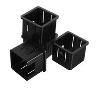 Mipcase 4piezas Casquillo Hueco para Tubos Adaptador Interior De Manguito Deslizante para Equipos De Fitness Protector De Tubos para Máquinas De Ejercicio