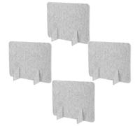 Mipcase 4piezas Mampara de Fieltro para Pantalla Divisores de Escritorio Separador de Escritorio Independiente Panel Protector para Oficinas Aulas y Estaciones de Trabajo