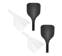 Mipcase 4piezas Mascarilla para Teñir el Cabello Protector Facial Reutilizables para Peluquería y Barbería Protector de Laca para Corte de Pelo