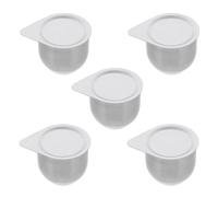 Mipcase 5 Crisoles de Níquel Tapa, 30 Ml, Resistentes a Altas Temperaturas y Corrosión Química, Set de 5 Piezas para Fundición de Metales Preciosos, Uso en Laboratorio y Joyería