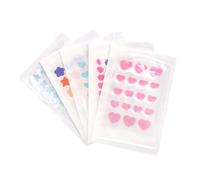 Mipcase 5 hojas Parches Hidrocoloides Para Piel Grasa y Espinillas Autoadhesivas Para Cubrir Nariz Frente y Barbilla Alivio de Enrojecimiento y Reducción de Reparador Facial Invisible