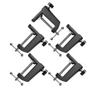 Mipcase 5 Piezas Abrazadera de Micrófono para Escritorio Soporte de Montaje Ajustable con Almohadilla Protectora Clip Firme para Brazo Boom Compatible con Varios de Mesa para Podcast y