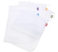 Mipcase 5 Piezas Bolsas Reutilizables para con Cordón Unidades Malla Transpirable Almacenamiento Ecológico para Compras y Huerto