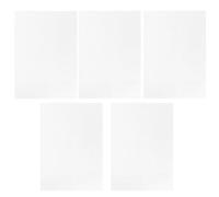 Mipcase 5 Piezas Termoretráctiles Imprimibles Translúcidas para Manualidades DIY Creatividad Arte Compatible con Pistola de Calor y Horno