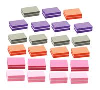 Mipcase 50 Bloques Pulidores De Uñas Esponja Multicolor, Mini Tamaño, Alta Elasticidad, Herramientas Para Manicura y Pedicura Profesionales, Decoración De Uñas En Casa