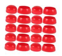 Mipcase 50 Piezas de Tuerca de Seguridad Equipos de Parque Infantil Protectores de Tornillos de Plástico para Columpios y Toboganes Cubiertas Antipellizco y Guardas de Herrajes para