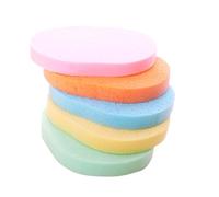 Mipcase 50 piezas Esponjas Faciales de Bambú Natural Limpieza y Exfoliación para Sensible y Eliminación de Impurezas Color Aleatorio Color Aleatorio