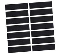 Mipcase 50 Piezas Unidades Estuches de Cartón Negro para Bolígrafos con Ventana Transparente Fundas Individuales para Lápices Organizadores y Resistentes para Estudiantes y Oficina