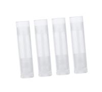 Mipcase 50 Tubos de Bálsamo Labial Vacíos con Tapas, con Mecanismo de Rueda de Empuje para Brillo Labial DIY y Cosméticos Reutilizables
