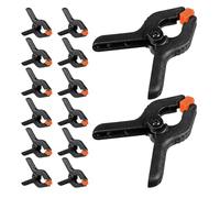 Mipcase 50piezas Abrazaderas de Resorte de Plástico Pequeñas y Resistentes para Soporte de Fondos de Fotografía Manualidades y Carpintería Estudios de Fotografía