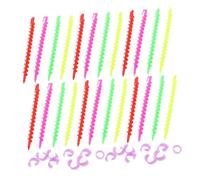 Mipcase 52 piezas Rulos Espiral para Pelo Profesional Herramienta de Peluquería para Ondas Frías y Rizos Duraderos con Varillas Pequeñas y Grandes para Tipo de Cabello