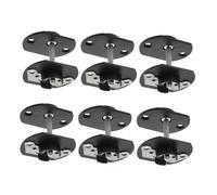 Mipcase 6 Juegos Conector de Sofá Seccional Unidades Accesorios de Fijación Metálicos Resistentes Clip de Unión para Muebles de Salón y Oficina Acabado Liso Antiarañazos