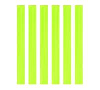 Mipcase 6 Piezas Banda Reflectante para Ciclismo y Actividades Nocturnas Alta Visibilidad para Correr Caminar y Bicicleta Color Verde Fluorescente para Adultos Color Color Aleatorio