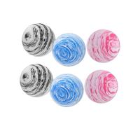 Mipcase 6 Piezas Bola De Tinta De Golf Pelota Interactiva para Gatos Pelota Hinchable para Gatos Golf Bolas De Juguete De Gato Eva