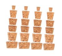 Mipcase 60 Piezas Tapones de Corcho Cónicos Sellado Natural para Botellas de Vino Frascos y Manualidades Tapones Repuestos para Cerveza y Proyectos DIY
