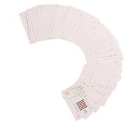 Mipcase 64 Piezas Cartas I Ching para Adivinación Diseño Chino Detallado Completo para Principiantes y Expertos Herramienta Duradera para Meditación y Crecimiento Personal