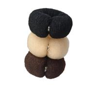 Mipcase 6piezas Moldeador De Moños Con Banda Cabello De Herramientas Para Peinar El Cabello De Niña Práctico Molde Para Moños Largos Tipo Donut