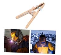 Mipcase Abrazadera de Soldadura de Cobre Forma Clip para Cable de Conductividad Estable y Compatible con Soldadores Manuales Arco Sumergido