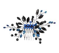 Mipcase Accesorios Pelo de Boda Vintage Peinetas para Boda con Perlas y Cristales para Peinados y Ocasiones Especiales Hecha Mano