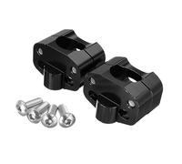 Mipcase Adaptadores Abrazaderas Montaje Manillar Dirt Bike Atv Conversión Fat Bar Fácil Instalación Compatible Pit Bikes y Motocicletas Off Road Negro