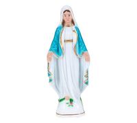 Mipcase Adorno Religioso Virgen María Plástico Decoración de Oficina y Hogar Estatua Católica Detalles Artesanales para y Celebraciones
